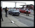 Audi 90 Quattro Turbo Vs. Honda Integra Drag Race