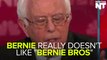 Bernie Sanders Denounces Online 