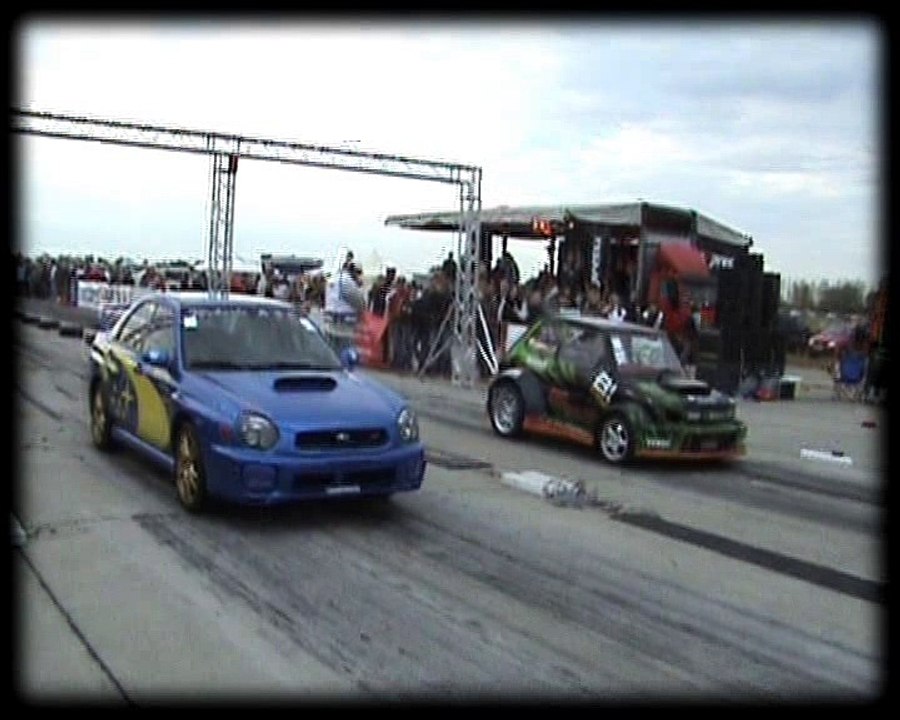 Fiat 126 P [Drag Polski] Vs. Subaru Impreza WRX STI Drag Race