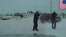 Shocking dashcam footage shows officers blasting away at unarmed Montana driver