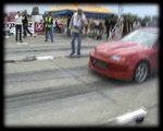 Honda Civic Red Rocket Turbo [10.3@144] Vs. Audi RS4 Drag Race