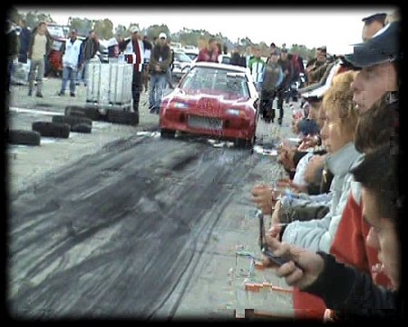 Honda Civic Red Rocket Turbo [10.4@143] Vs. Honda CRX Turbo Drag Race