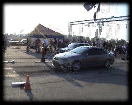 Opel Calibra Turbo Vs. VW Golf II Turbo Drag Race