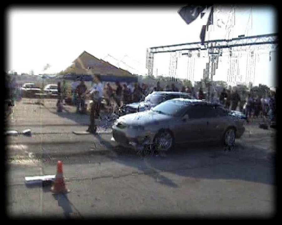 Opel Calibra Turbo Vs. VW Golf II Turbo Drag Race