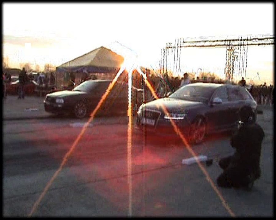 Audi S2 Coupe [10.6@119] Vs. Audi RS6 Drag Race