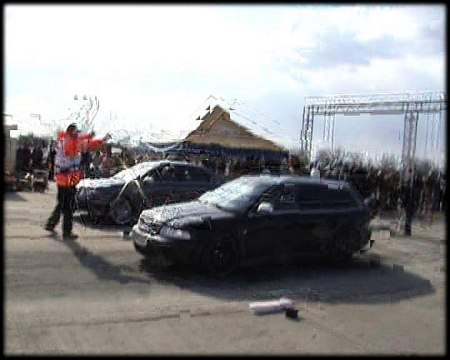 Audi S4 Vs. Audi RS4 Drag Race