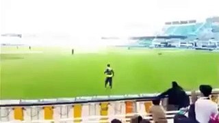 Ahmed Shahzad Dancing during Match against Karachi Kings PSL
