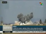 Ejército sirio recupera poblados de Alepo controlados por Al Nusra