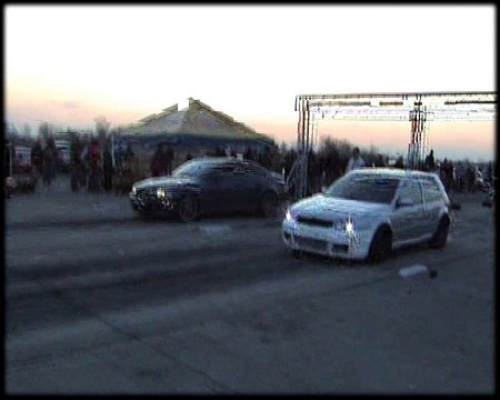 BMW E46 M3 Vs. VW Golf IV Turbo Drag Race