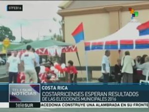 Costa Rica inicia el conteo de votos de elección municipal