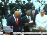 Michell Martelly deja el poder en Haití tras firmar acuerdo político