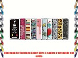 Funda Gel Flexible Vodafone Smart Ultra 6 BeCool Arte Japonés La gran ola [  1 Protector Cristal