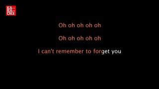 Shakira ft. Rihanna - Can't Remember To Forget You (Karaoke)