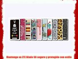 Funda Gel Flexible ZTE Blade S6 BeCool Bigotes Lápiz [  1 Protector Cristal Vidrio Templado