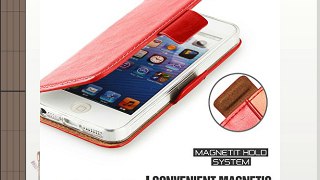 Funda Para iPhone 5s - Mulbess Funda De Piel Tipo Cartera Para Apple iPhone 5s y iPhone 5 Wallet