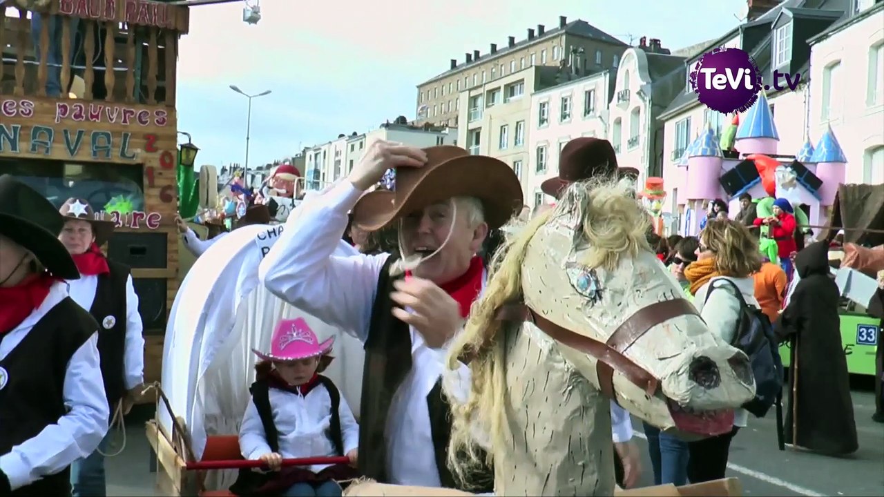 Carnaval de Granville : Char des pauvres 2016 [TéVi] 16_02_08