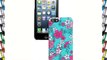 Trendz TZIP5OFN - Carcasa para Apple iPhone 5/5S (con botón a presión) diseño oriental floral
