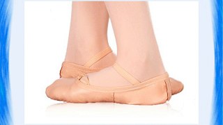 Happy Dance Ballet - Zapatillas de media punta unisex color salmón talla 40