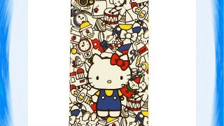 Hello-Kitty SAN-57KTC/TYPE C - Carcasa para iPhone 4 y 4S color blanco