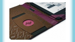 Tuff-Luv G1_46_G - Funda Embrace para e-readers/ Kobo Touch/ Glo color Chocolate morado