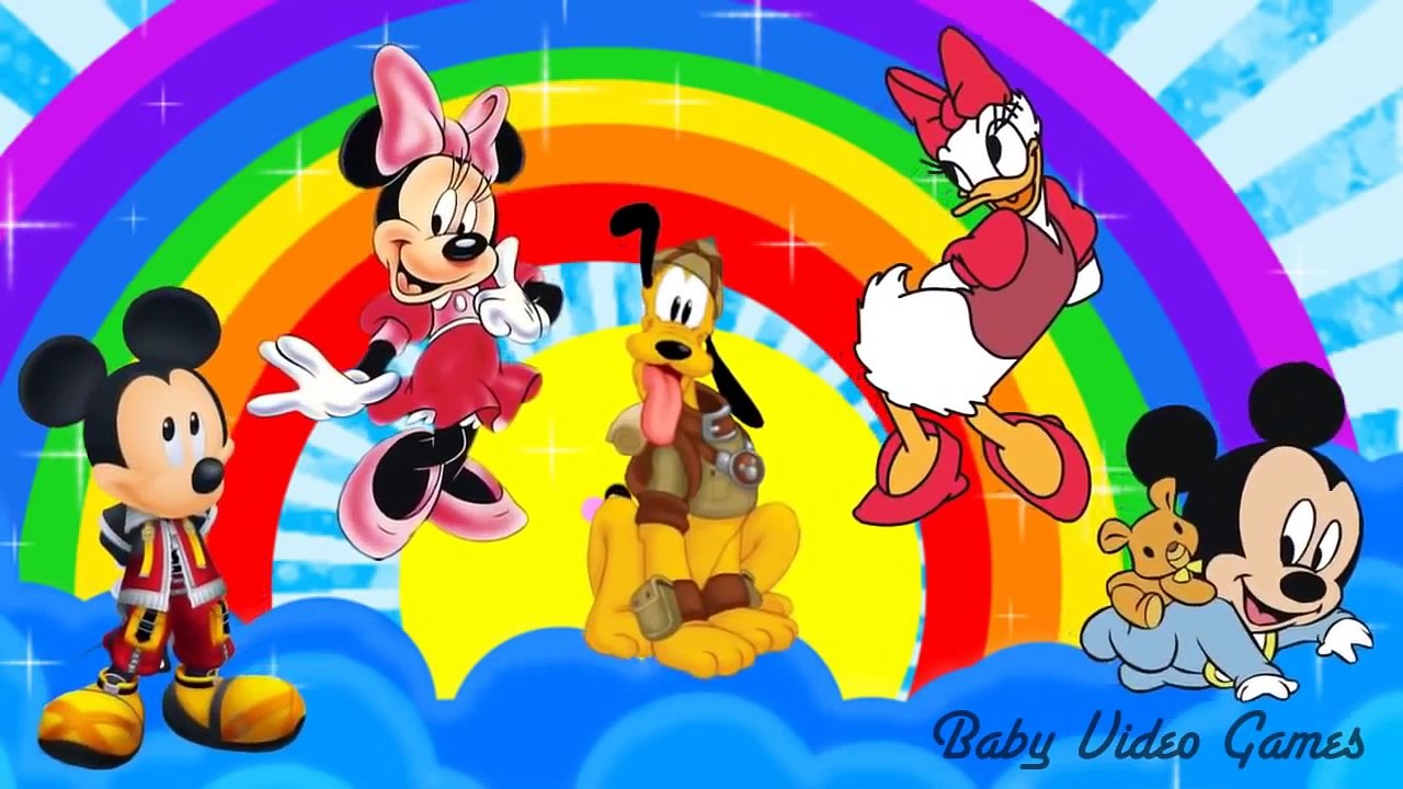 Nursery Rhymes Disney Daddy Finger Family Mickey Mouse and Donald Kids Songs