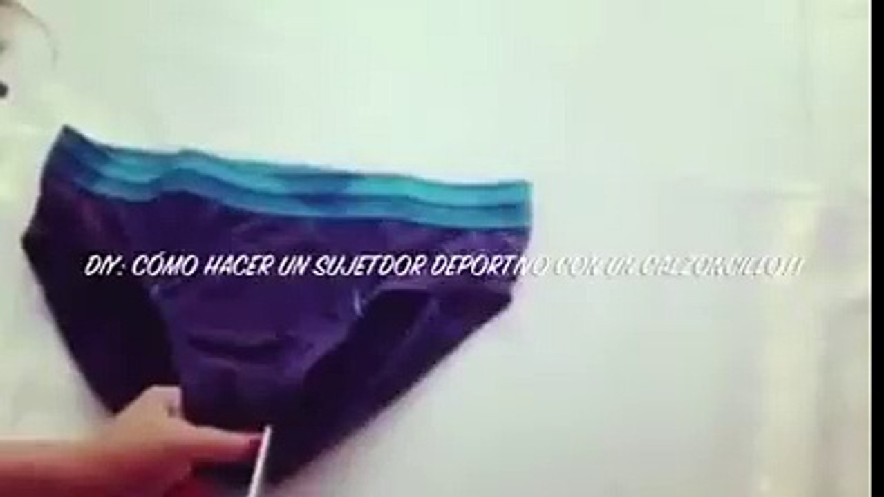 How to make a sports bra chest of underwear
