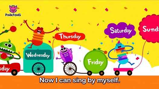 Days Of The Week Song Pinkfong