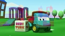 Çizgi Film Akıllı Excavator Dodo figürleri öğreniyor (Üçgen prizması) Bölüm 6