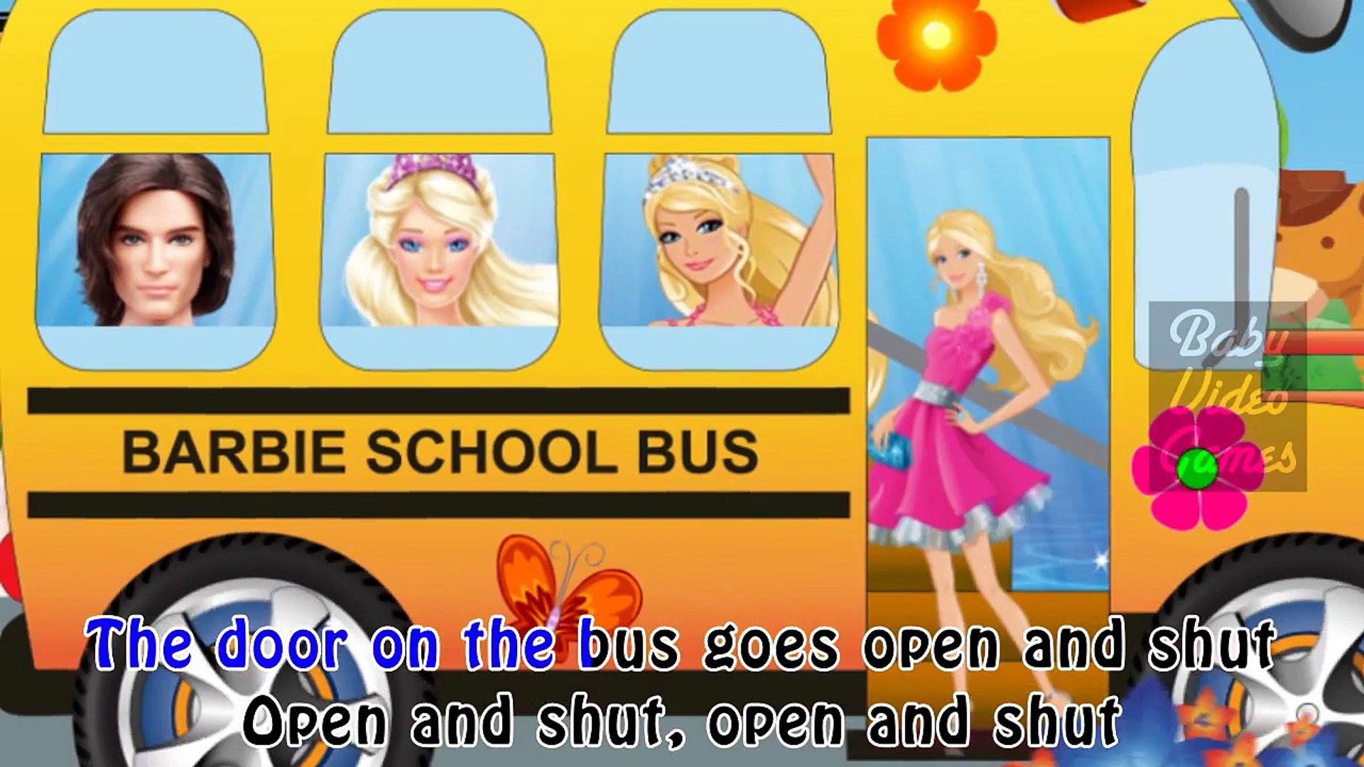 barbie goes to school