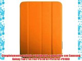 VEO | Funda Ultra Slim Para Samsung Galaxy TAB 2 10.1 Smart Case Ligera NARANJA