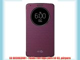 LG G030G3NR1 - Funda con tapa para LG G3 púrpura