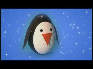 Mister Maker Christmas Make - How to Make a Wobbly Penguin