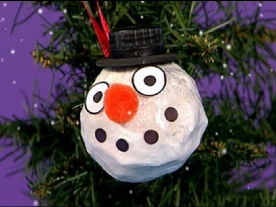 Mister Maker Christmas Make - How to Make a Snowman Decoration