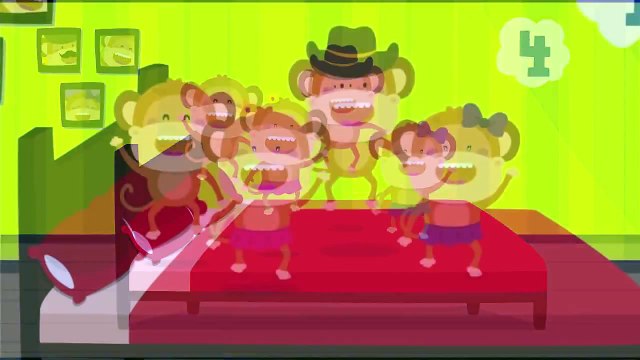 Five Little Monkeys Jumping on the Bed | Nursery Rhymes Songs | 5 Little Monkeys Song