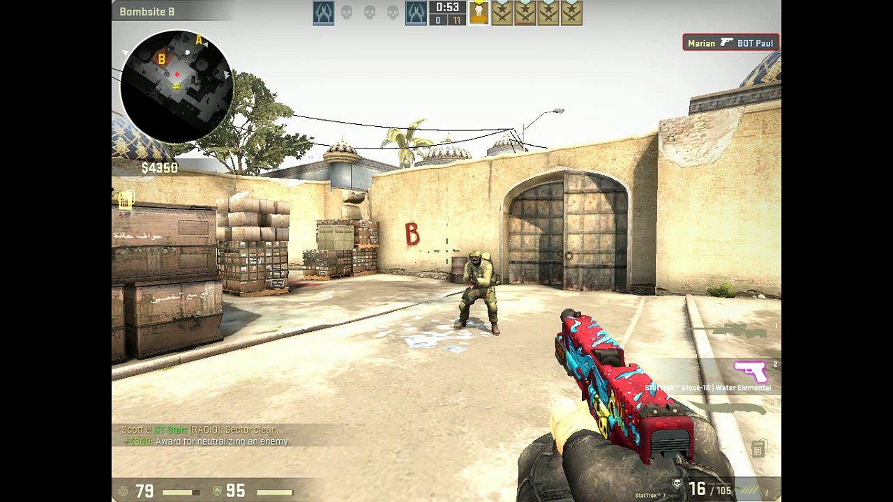 CSGO random 5v5 gameplay