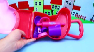 Cooking PEPPA PIG Baking Carry Case ❤ How To Make Sprinkle Candy Pretzels With Play Doh