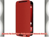 Motorola Flip Shell Case - Funda para móvil Motorola Moto G2 rojo