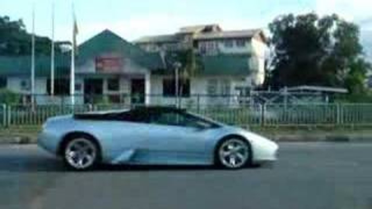 Brunei Sultans son Driving Lamborgini