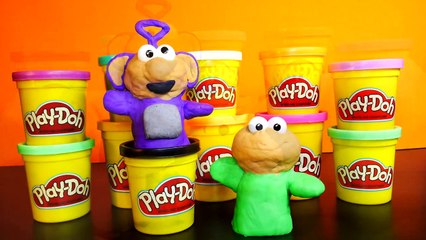 Thomas The Train Play Doh Teletubbies Noo Noo and Sesame Street Elmo Playdoh Dipsy