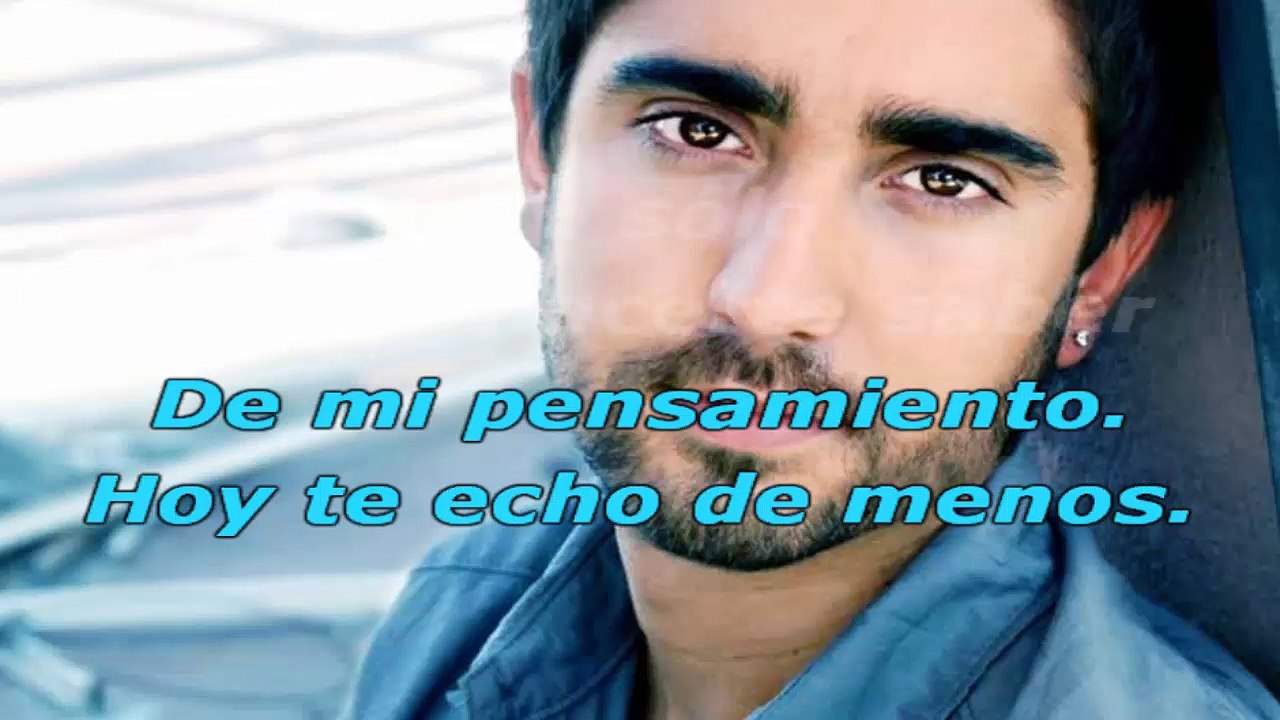 Letra De Cancion Alex Ubago Aunque No Te Pueda Ver