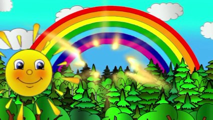 Eğitici çizgi film - Sihirli gök kuşağı - Renkler - Çekici