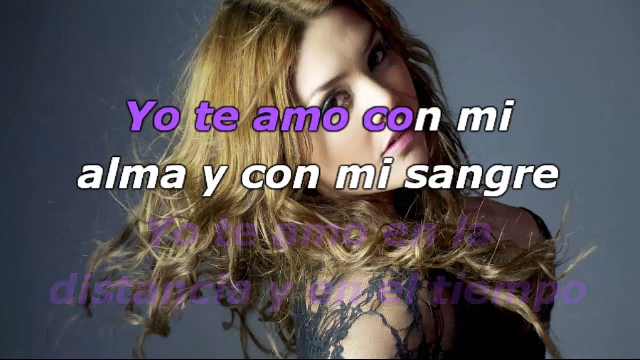 Yuridia - Como yo te amo - karaoke letra