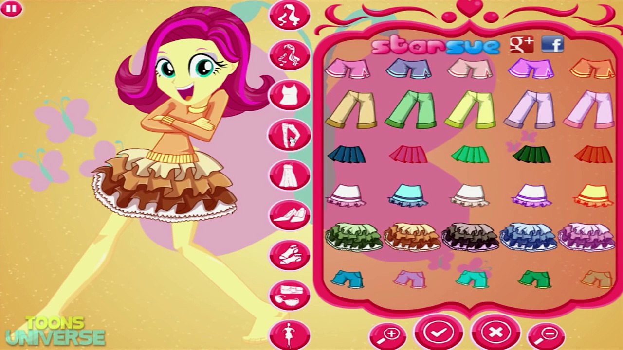 My Little Pony Equestria Girls Rainbow Rocks Miss Kindness Fluttershy Dress Up Game