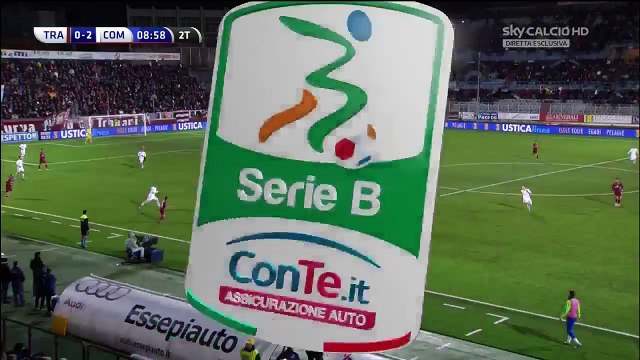 0-2 Simone Ganz Goal Italy Serie B - 08.02.2016, Trapani Calcio 0-2 Calcio Como