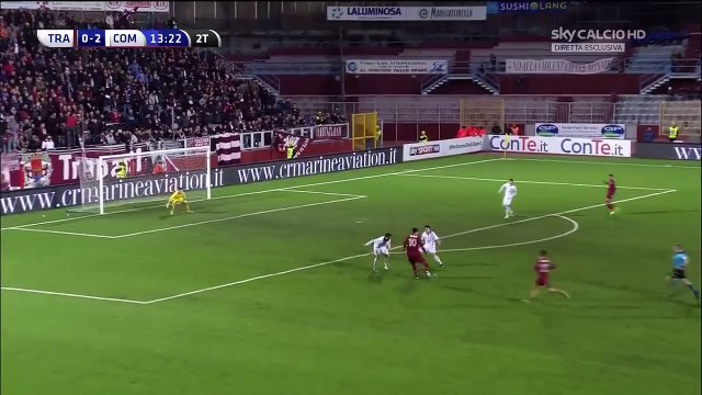 1-2 Adriano Montalto Goal Italy Serie B - 08.02.2016, Trapani Calcio 1-2 Calcio Como