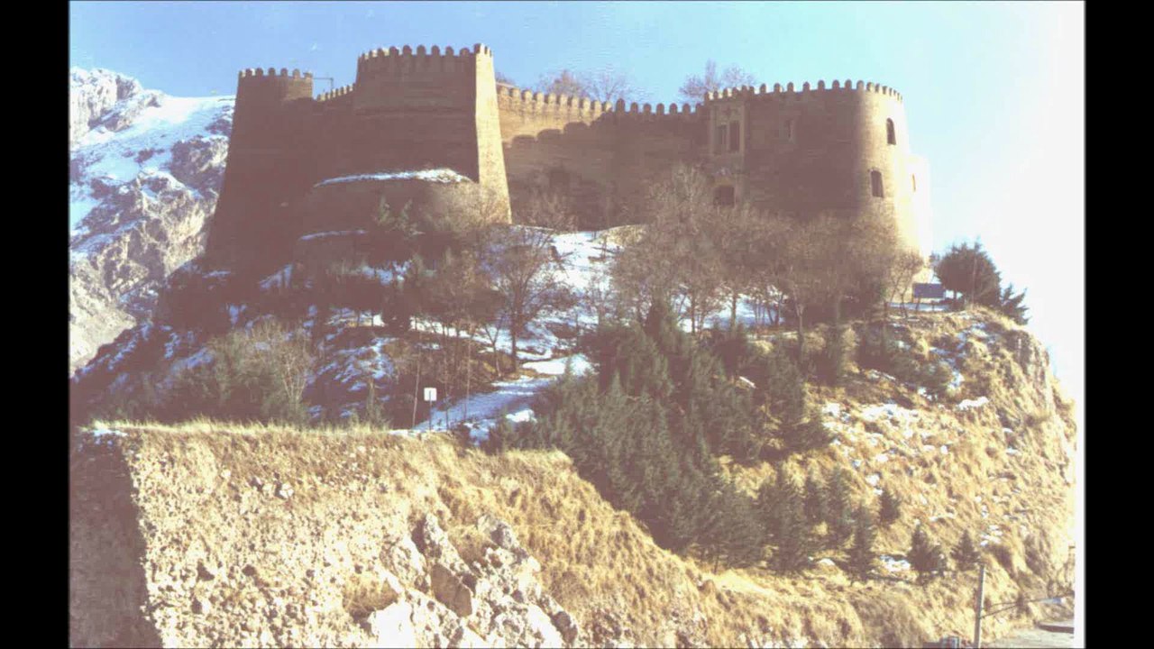 FRONT VIEW OF ANCIENT GHALA FALAKOLAFLAK & LORI SONG OF ZENDEGI BY SHAHIDI