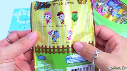 Sheriff Callie Play Doh Surprise Egg Learning 123 with Wood Puzzle