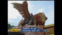 Jornal do SBT mostra os bastidores do Carnaval do Rio de Janeiro