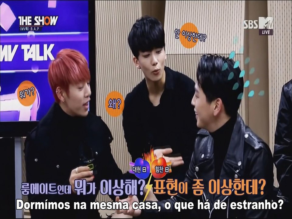 [151117] B.A.P MV TALK @ THE SHOW [LEGENDADO PT-BR]