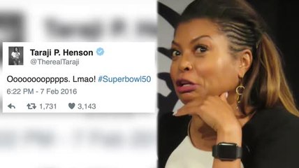 Taraji P Henson Confuses Coldplay for Maroon 5 at Super Bowl!